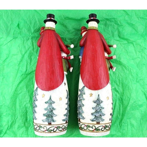 2 Piece Snowman Family Christmas Holiday Decoration Decor - Picture 5 of 6